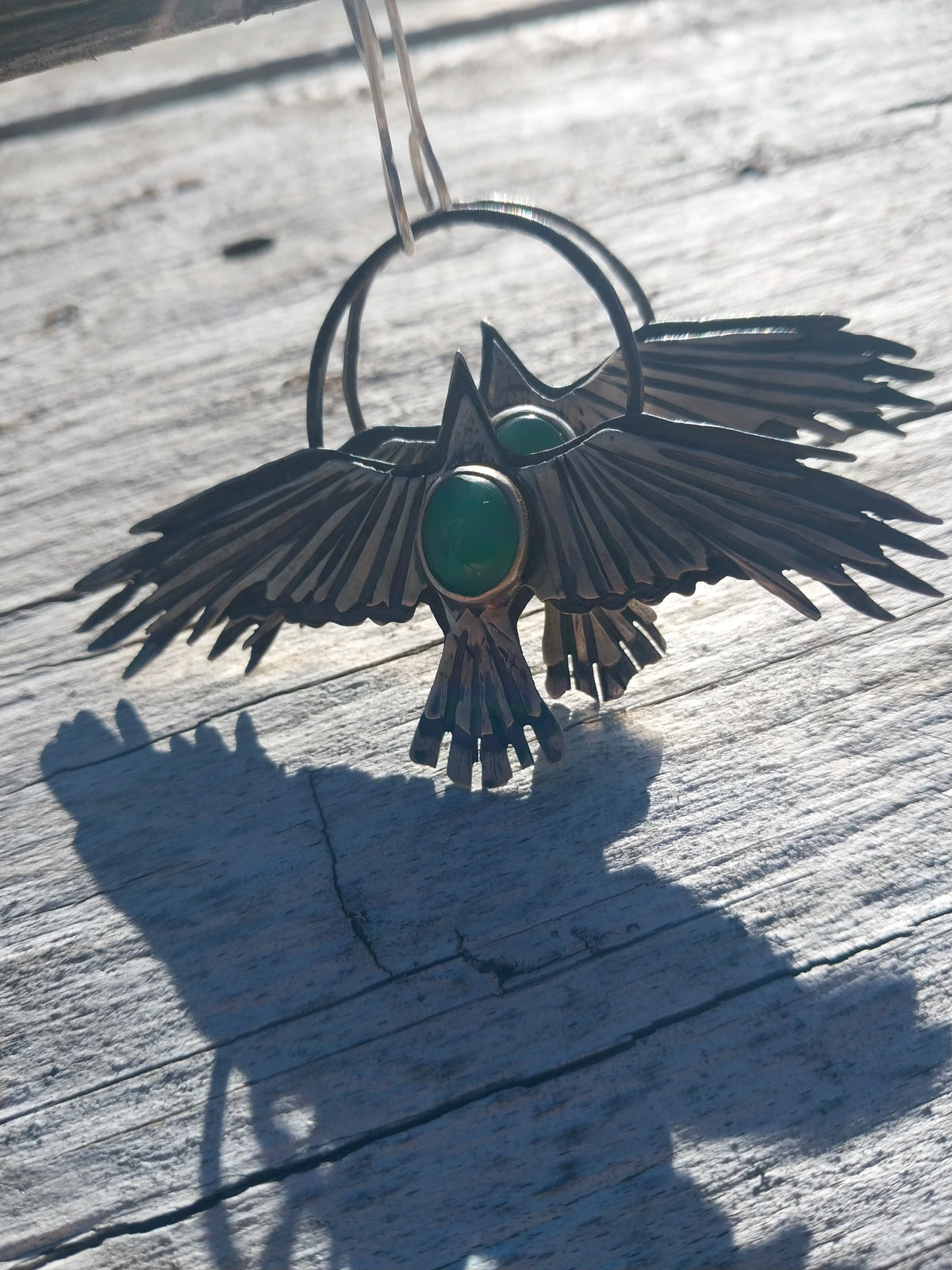 Taking Flight Dangles (Chrysoprase)