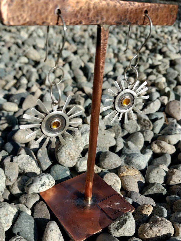 Sunshine Core Dangles (Spessartine Garnets)