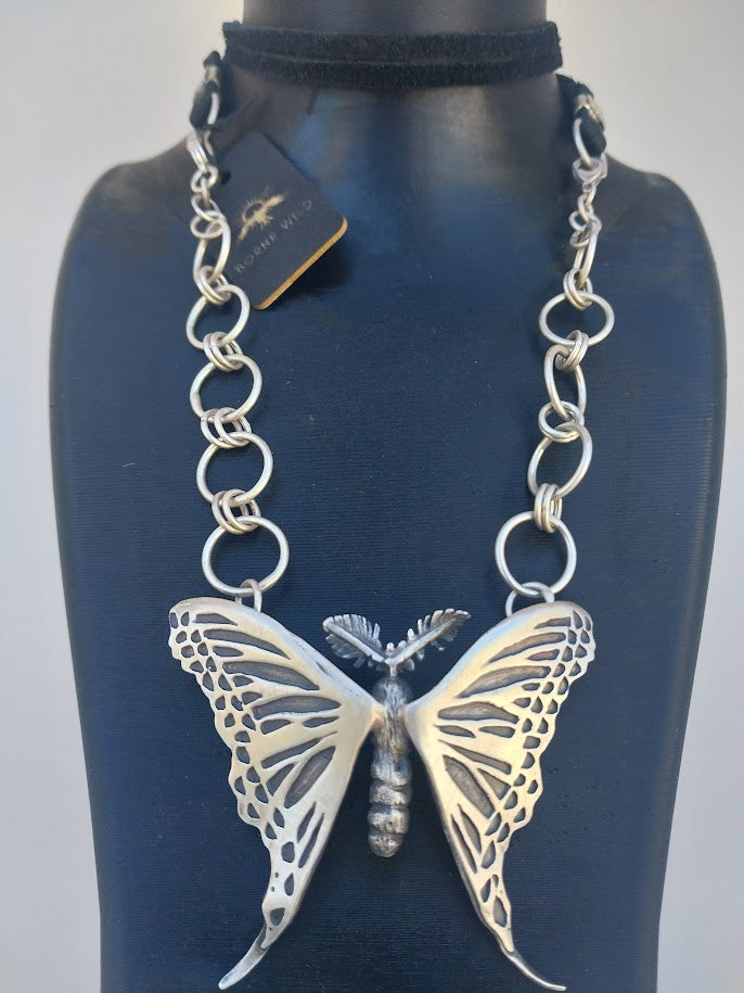 Luna Moth bracelet / necklace