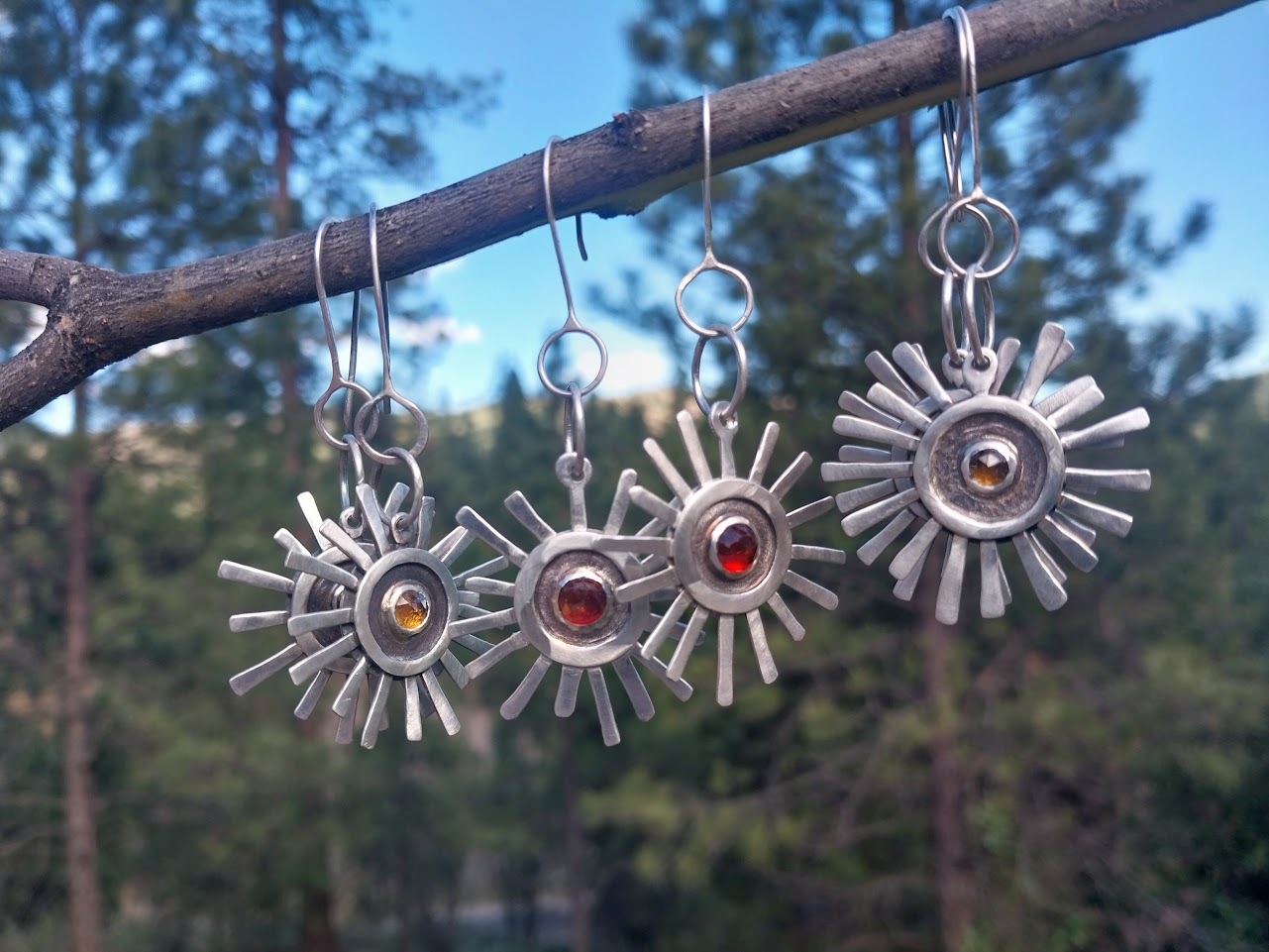 Sunshine Core Dangles (Hessonite Garnets)