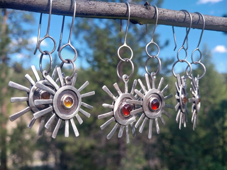 Sunshine Core Dangles (Spessartine Garnets)