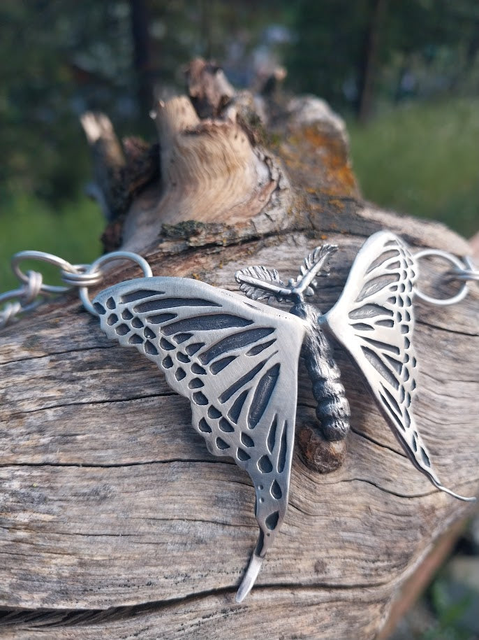 Luna Moth bracelet / necklace