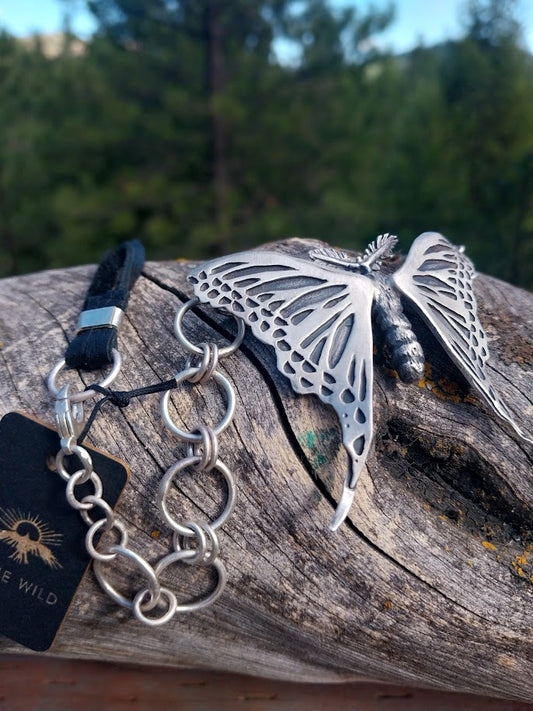 Luna Moth bracelet / necklace