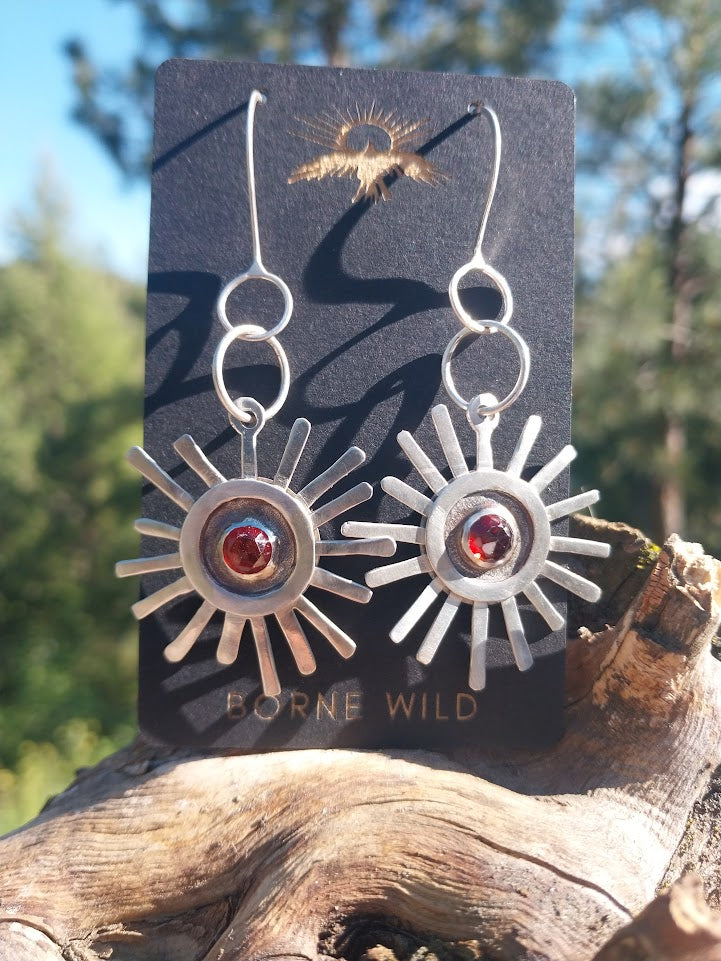 Sunshine Core Dangles (Hessonite Garnets)