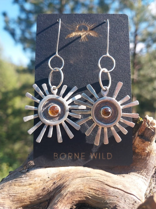 Sunshine Core Dangles (Spessartine Garnets)