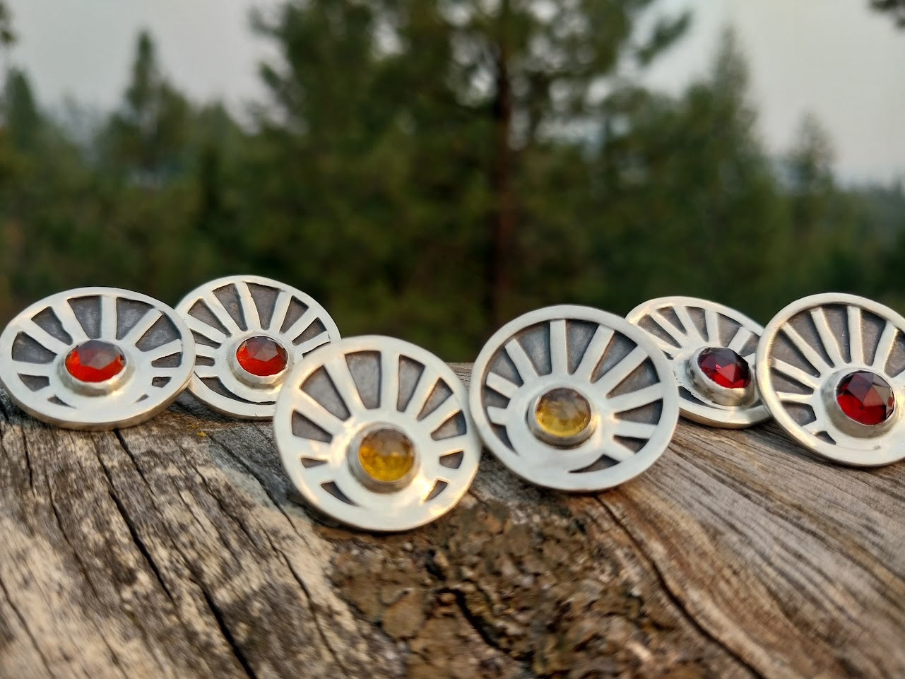 Sunburst Statement Studs